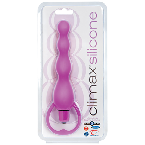 CLIMAX SILICONE ANAL BEADS PURPLE