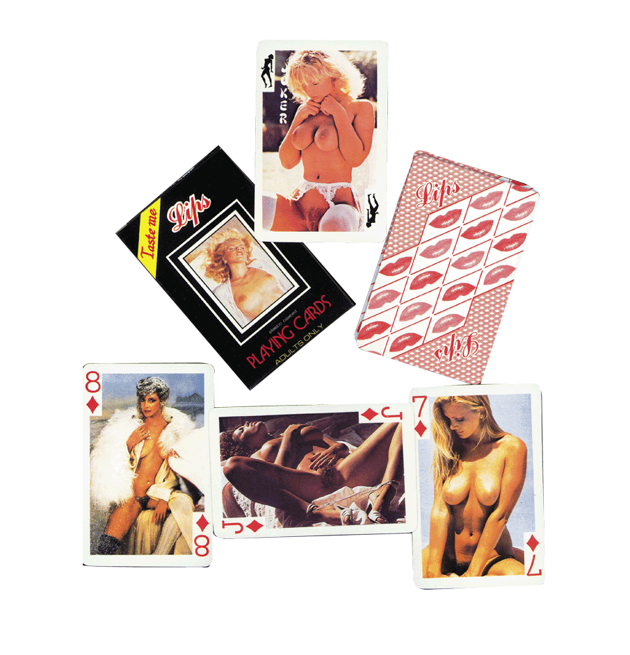 LIPS PLAYING CARDS DISPLAY (12)