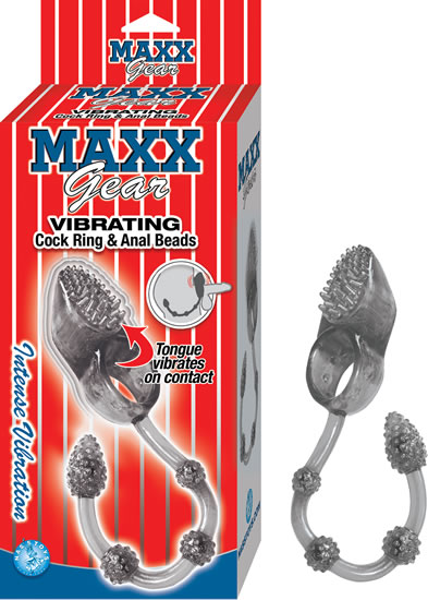 MAXX GEAR VIBRATING COCKRING & BEADS