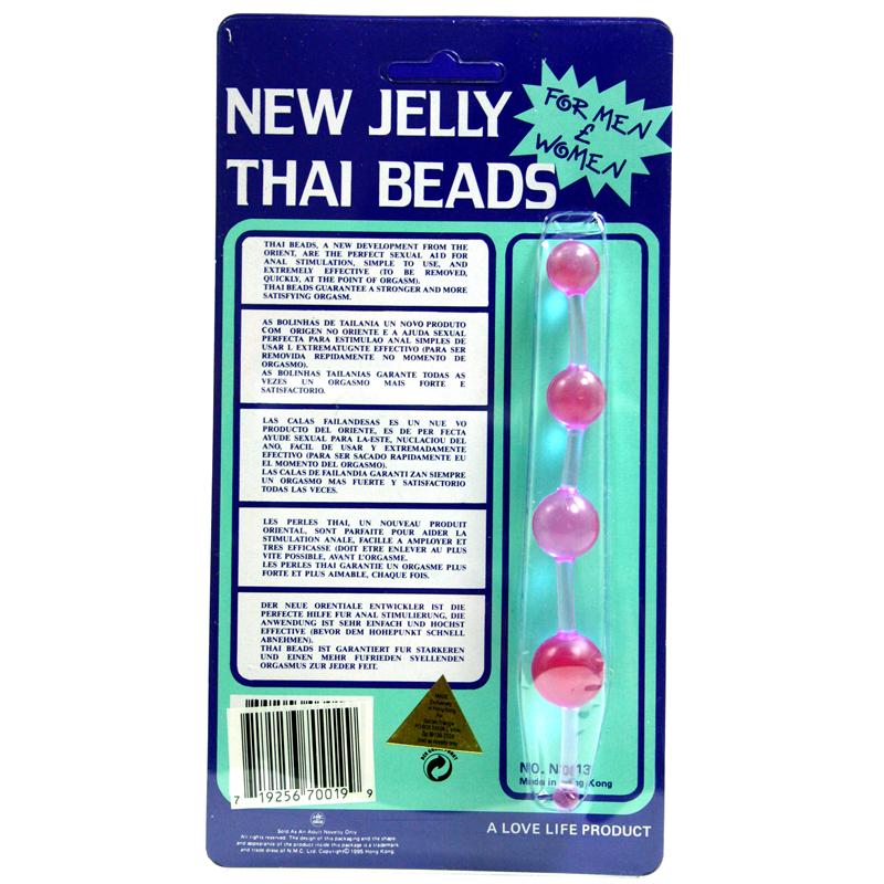 JELLY THAI BEADS, DIF COLORS